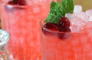 Ginger & Cranberry Fizz