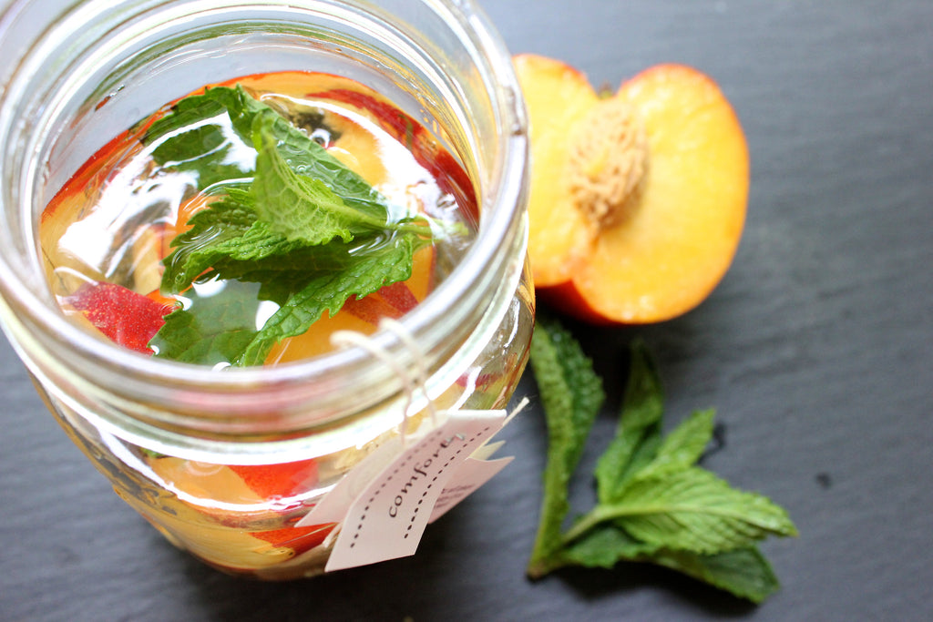 Minty Peach Water (It's all just so peachy)