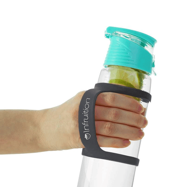 Infruition Handle Grip shown with a mint Infruition Water Bottle