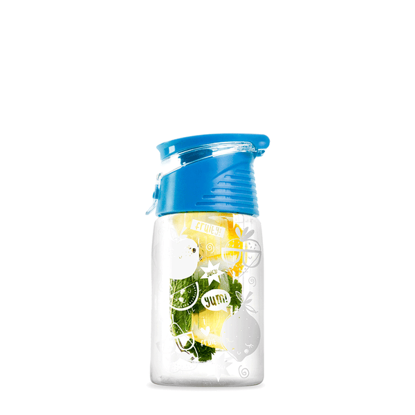 Inrfuition Kids Fruit Infusing Water Bottle in Electric Blue